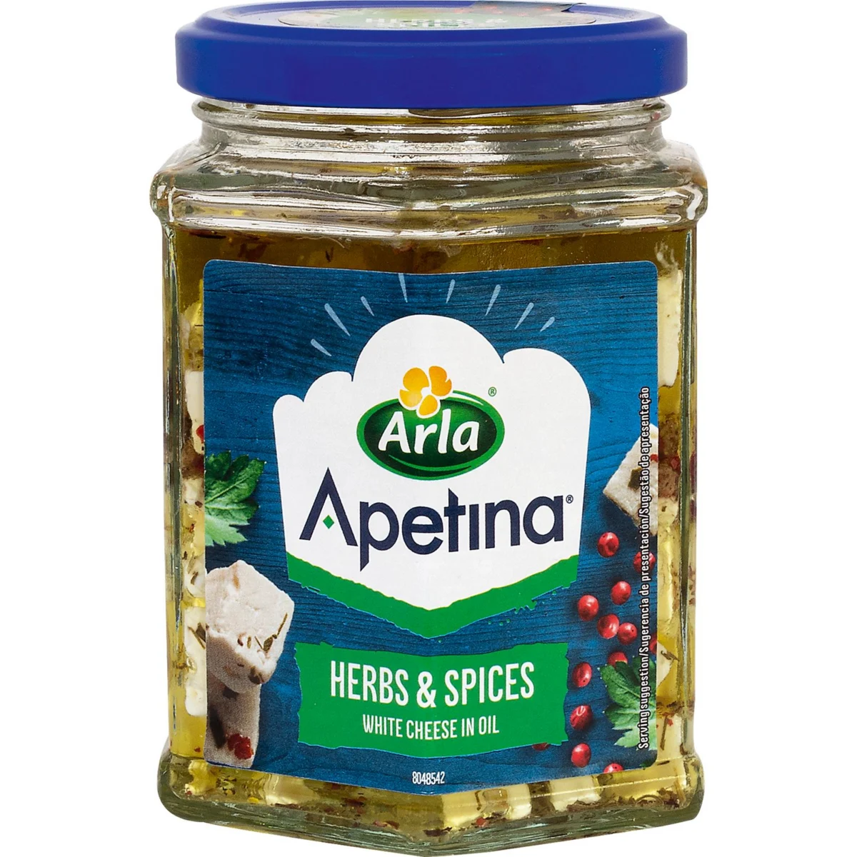 Formatge fresc Apetina en oli, pot Arla