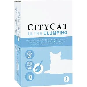Litière agglomérante Ultra City pour chats Citycat