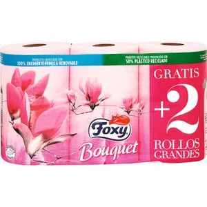 Toilettenpapier Bouquet Color Foxy, 4 Rollen + 2 gratis