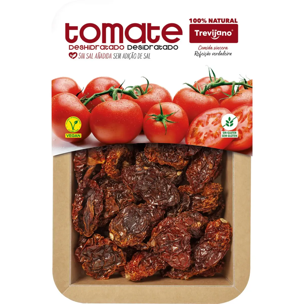 Getrocknete Tomaten in Schale Trevijano