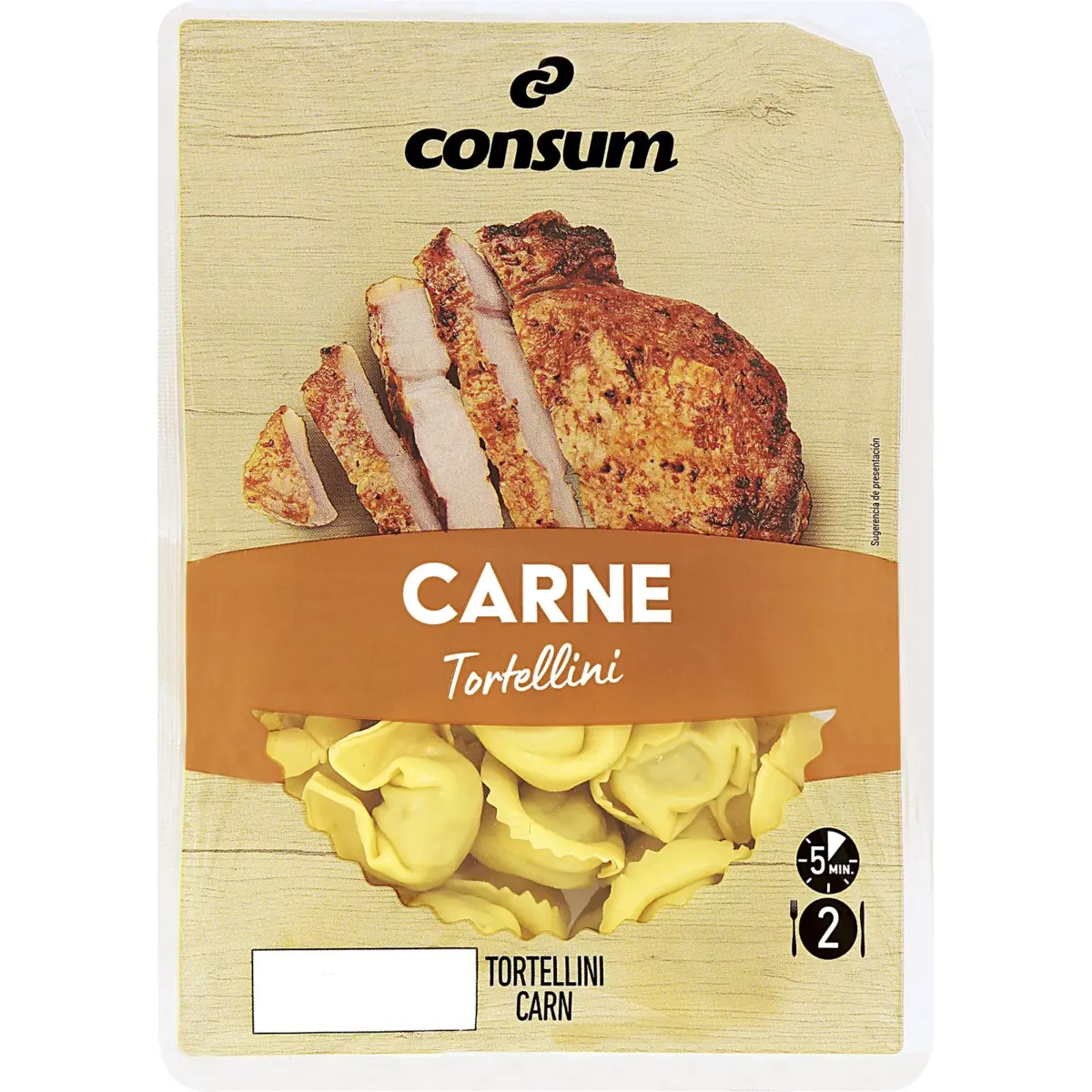 Tortellinis Rellenos de Carne Consum