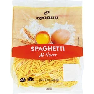Spaguettis al Huevo Consum