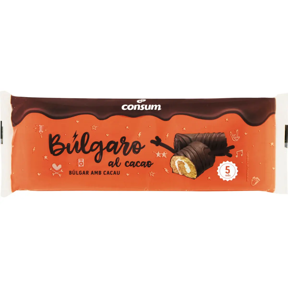 Schokoladen-Búlgaros, 5 Stück Consum
