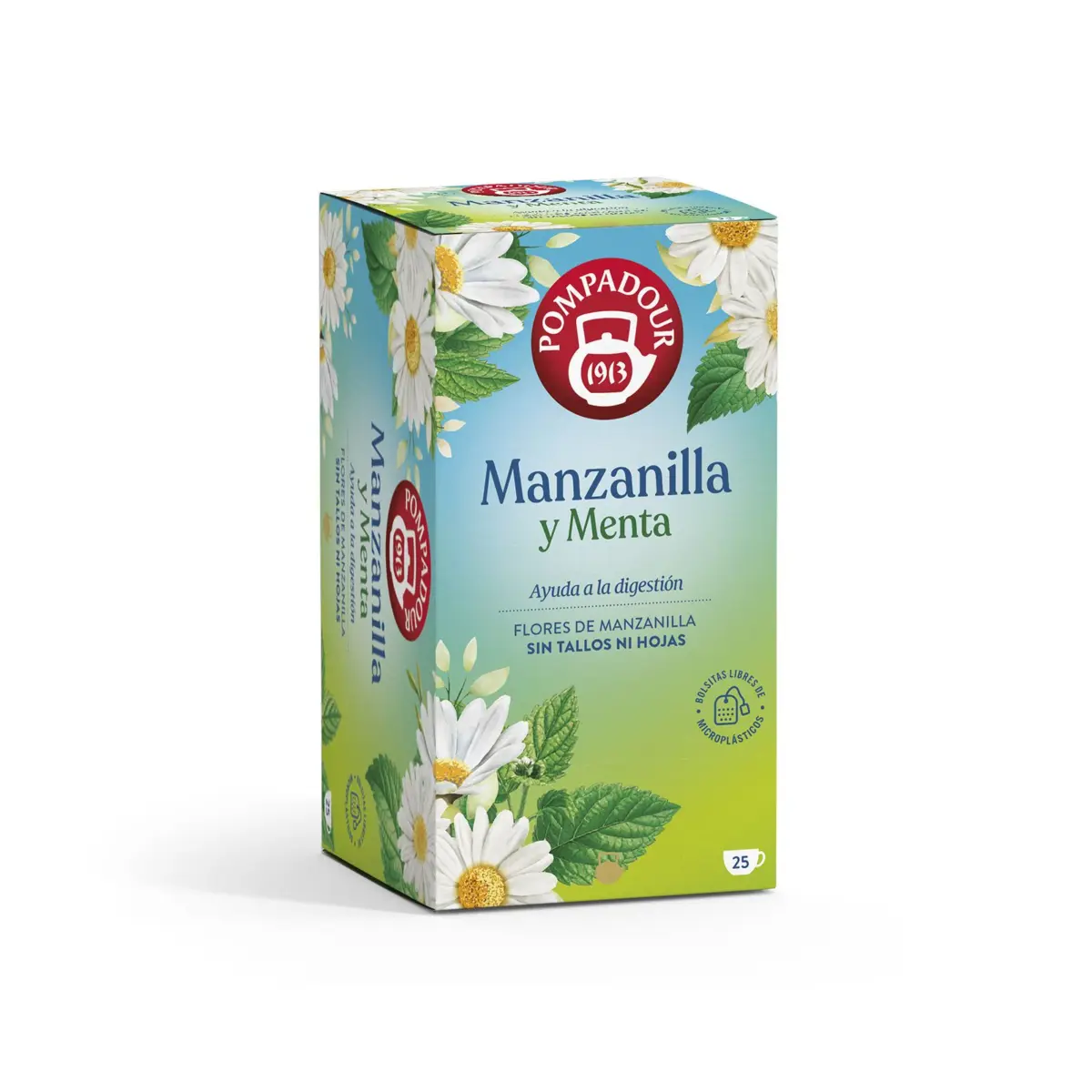Camamilla amb menta, 25 bossetes Pompadour