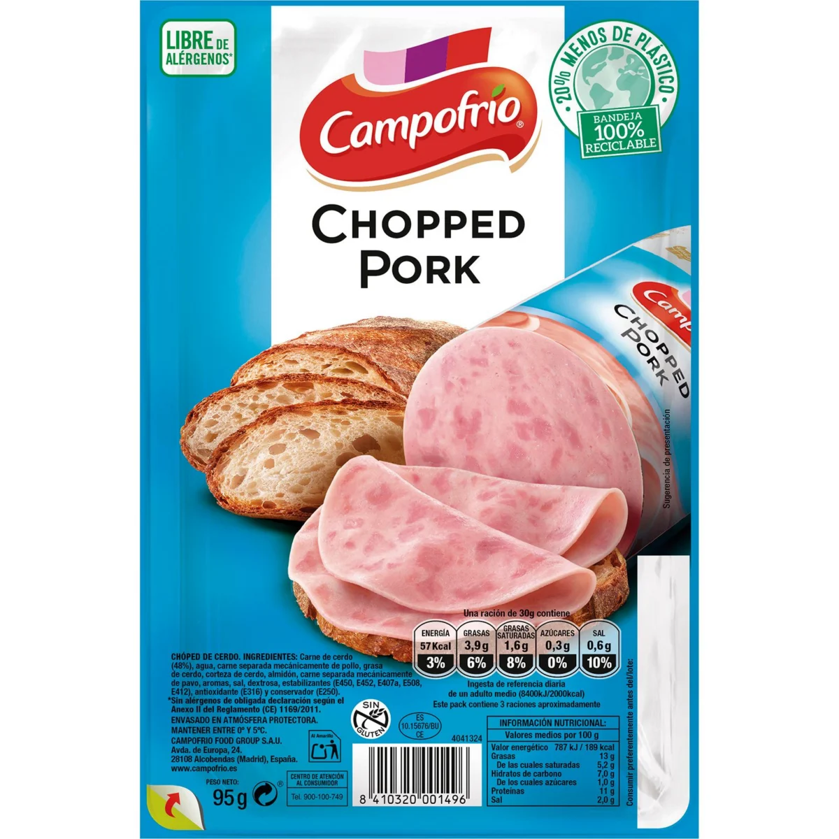 Чоппед порк Campofrío