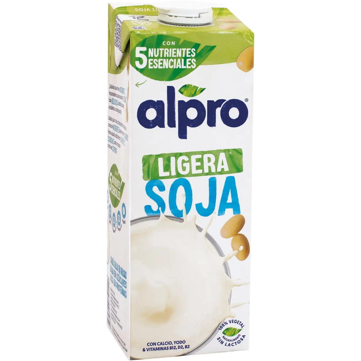Light soy drink carton Alpro