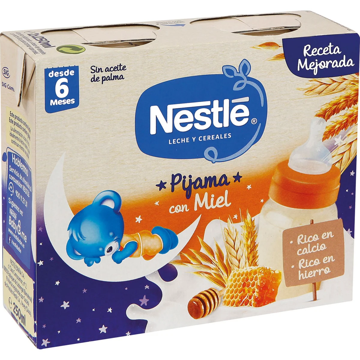Milch und Getreide mit Honig, 2er-Pack Nestle