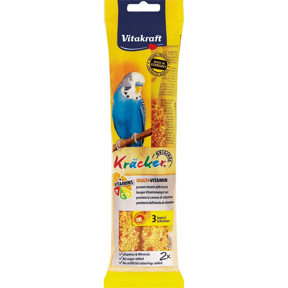 Barretes amb vitamines per a periquitos Vitakraft