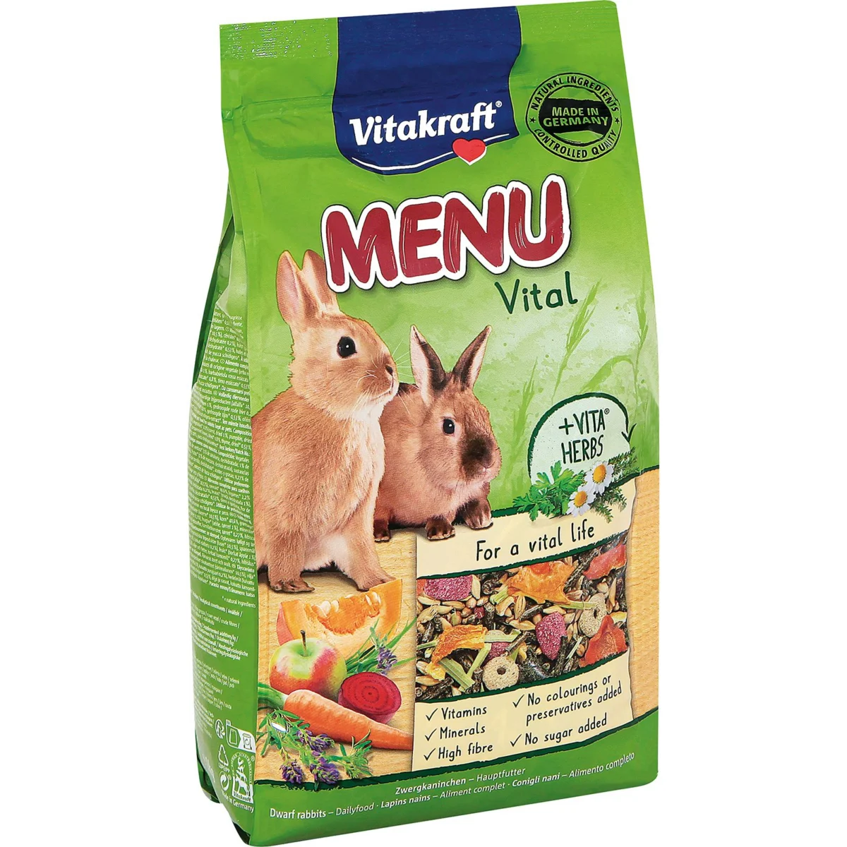 Futter für Zwergkaninchen Vitakraft