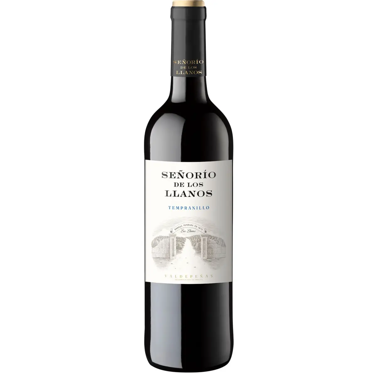 Young red wine D.O. Valdepeñas Señor.llanos