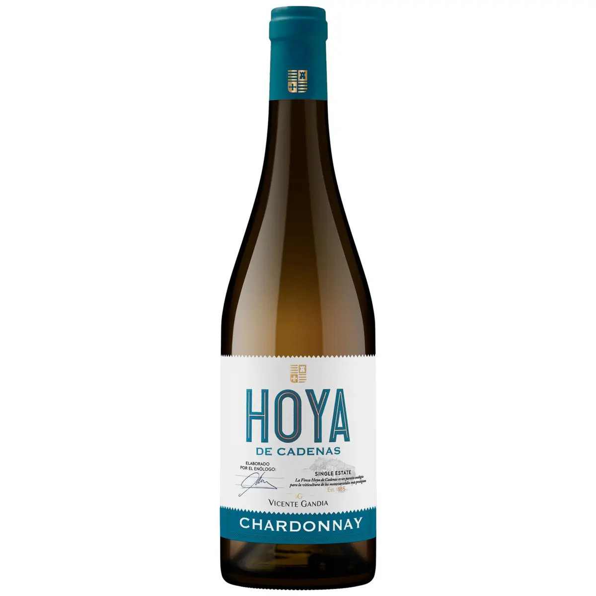 Vino Blanco Chardonnay D.O. Utiel-Requena Hoya Cadenas