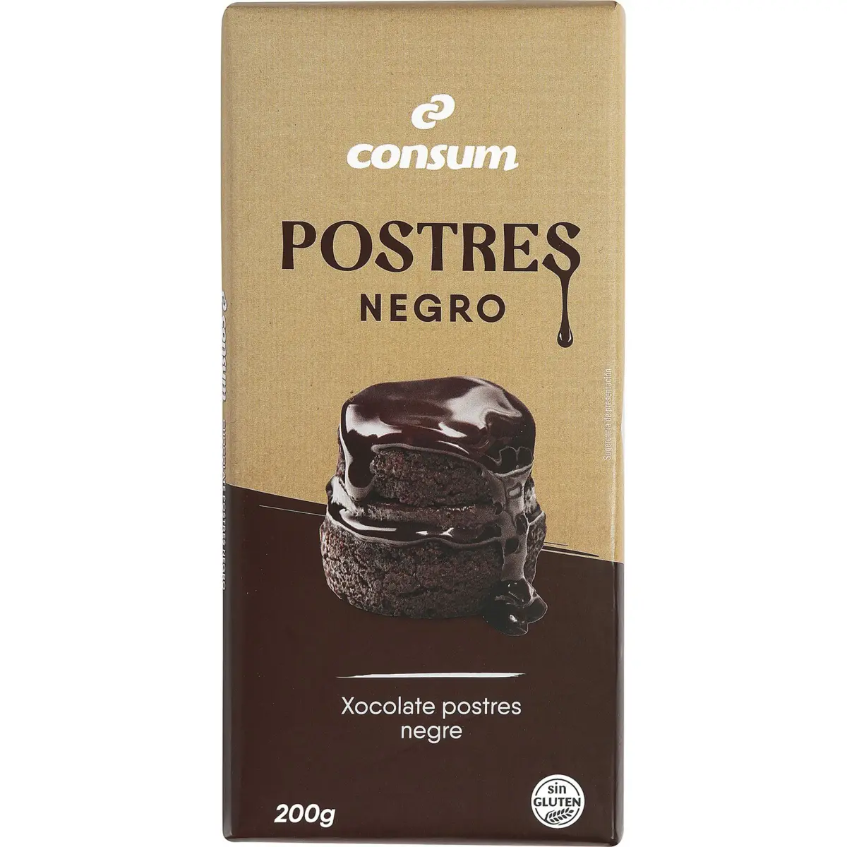 Chocolate Negro Postres Consum