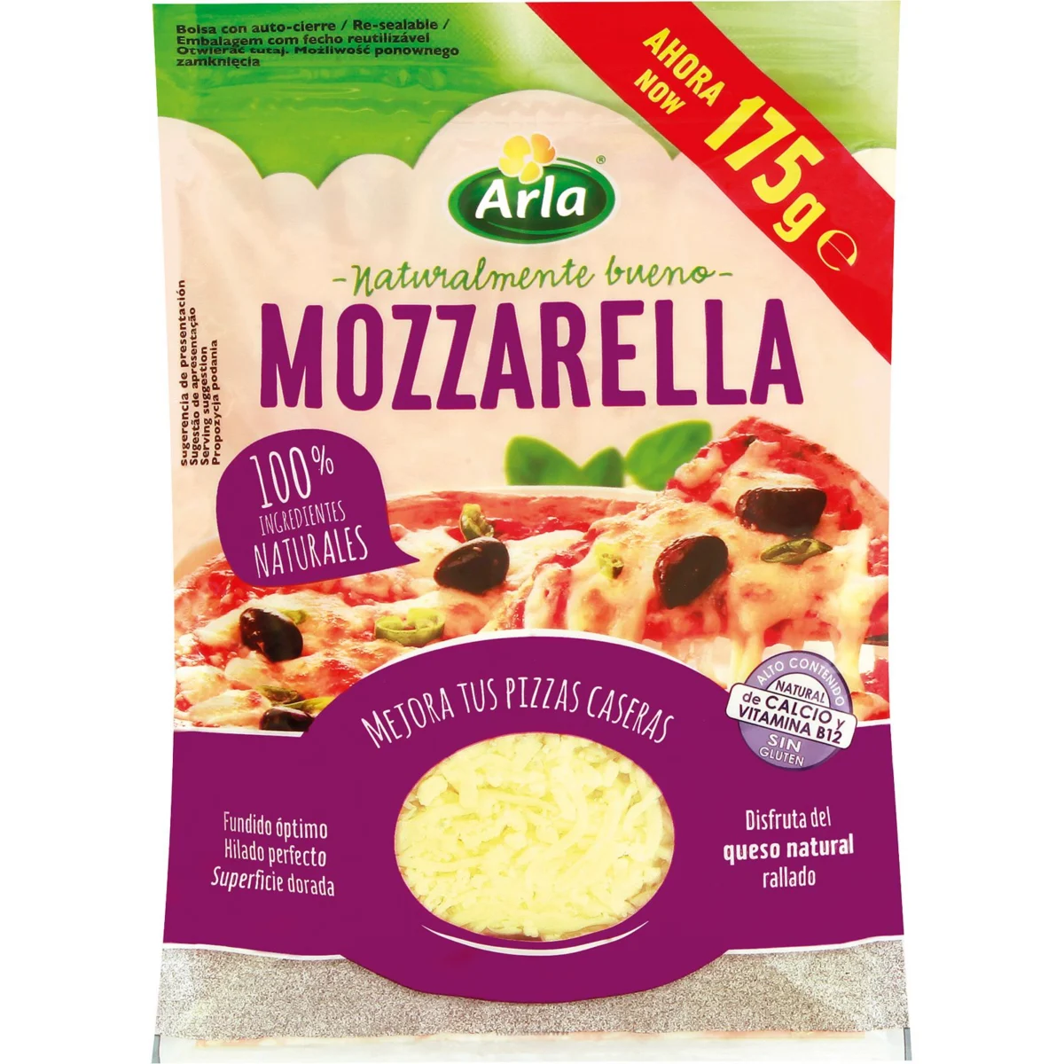 Mozzarella râpée Arla