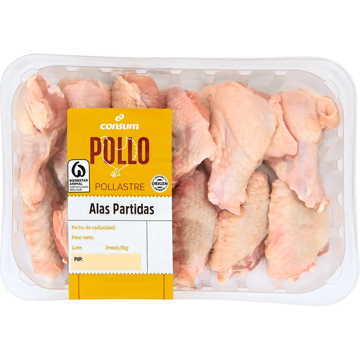 Split chicken wings Consum