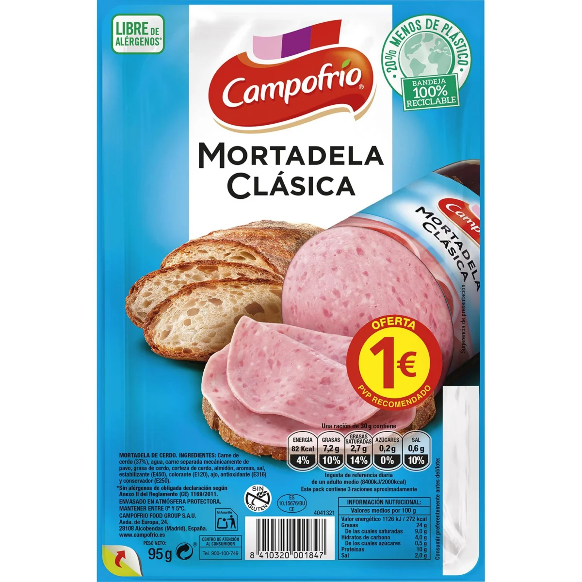 Classic mortadella Campofrío