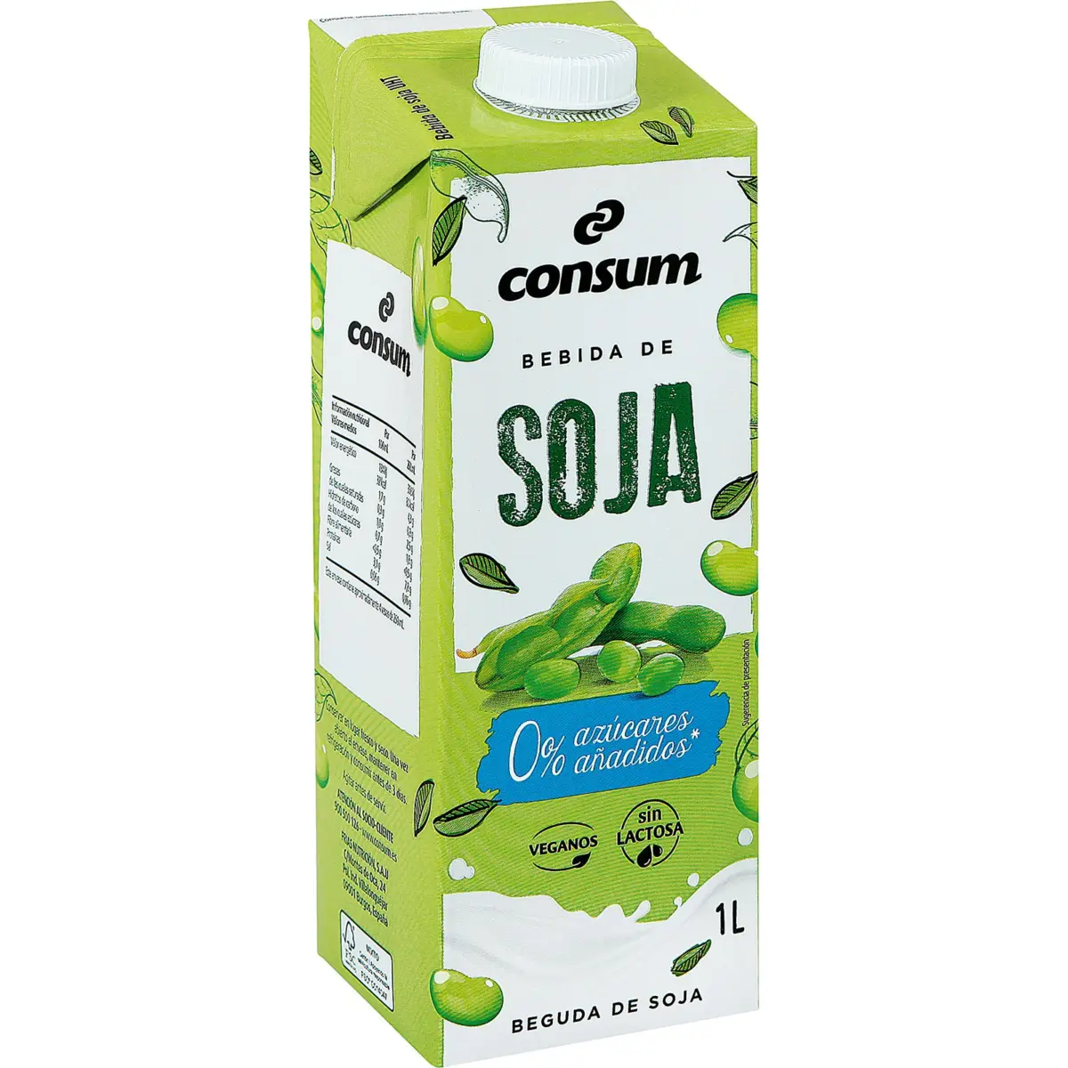 Bebida de Soja sin Azúcares Añadidos Brik Consum