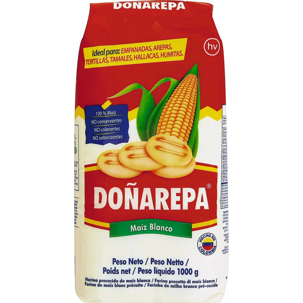 Maismehl, Packung Doñarepa