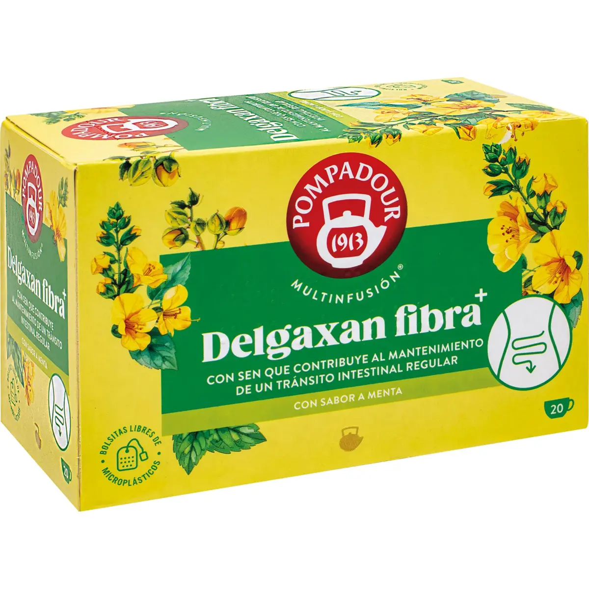 Infusión Delgaxan Plus 20 Bolsitas Pompadour