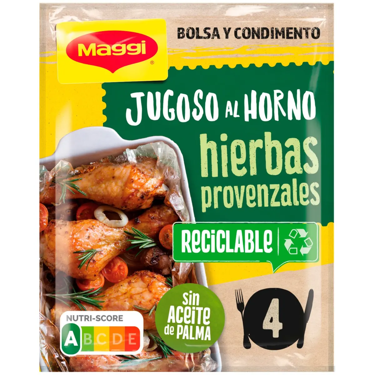 Saftiges Ofengericht mit Kräutern der Provence Maggi