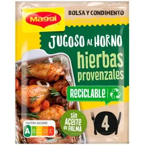 Préparation pour une cuisson juteuse au four aux herbes de Provence Maggi