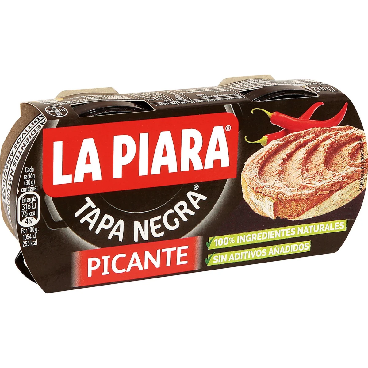 Scharfe Schweinepastete, Dose, 2er-Pack La Piara