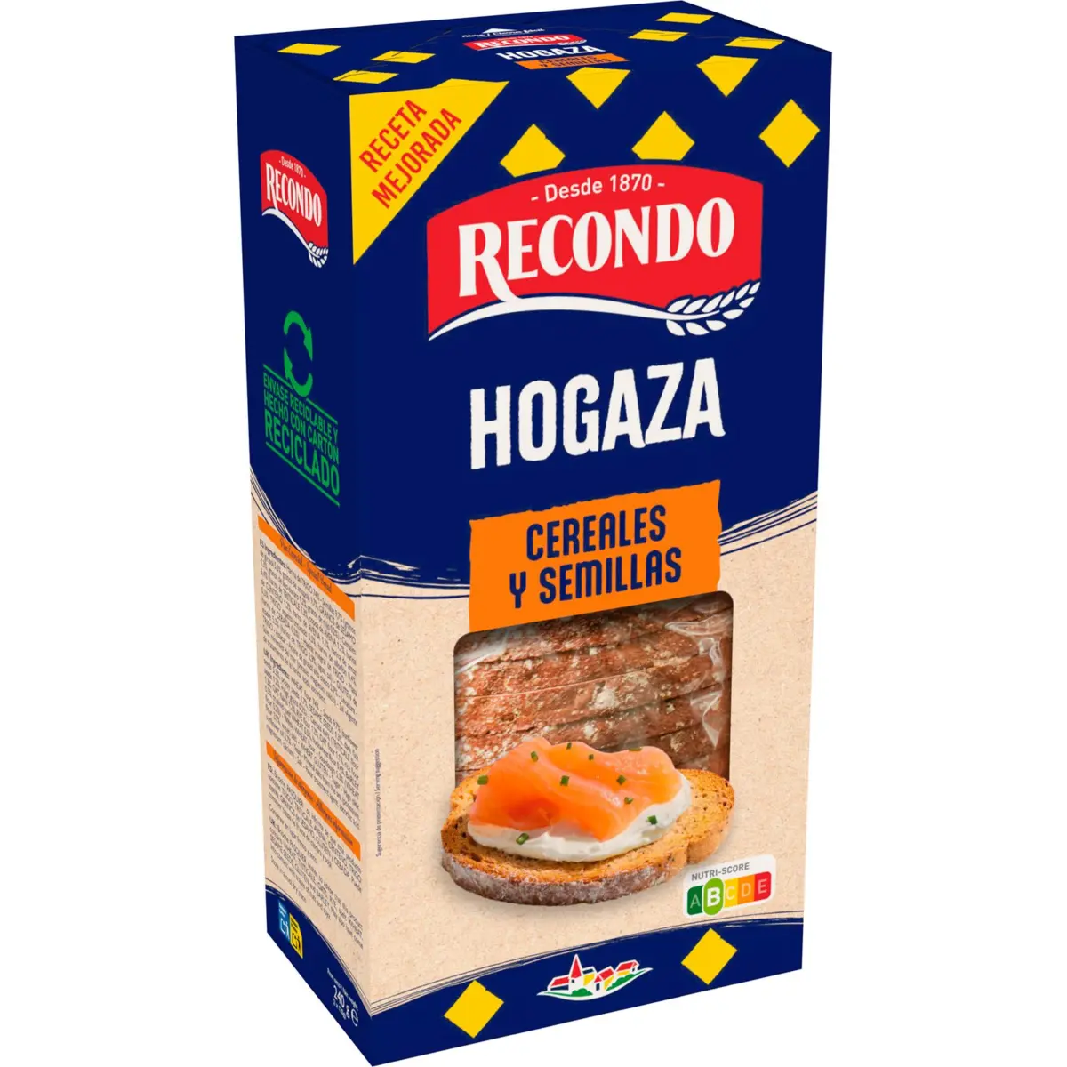 9-grain toasted bread loaf Recondo