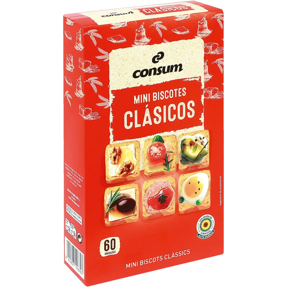 Minibiscotes normals Consum