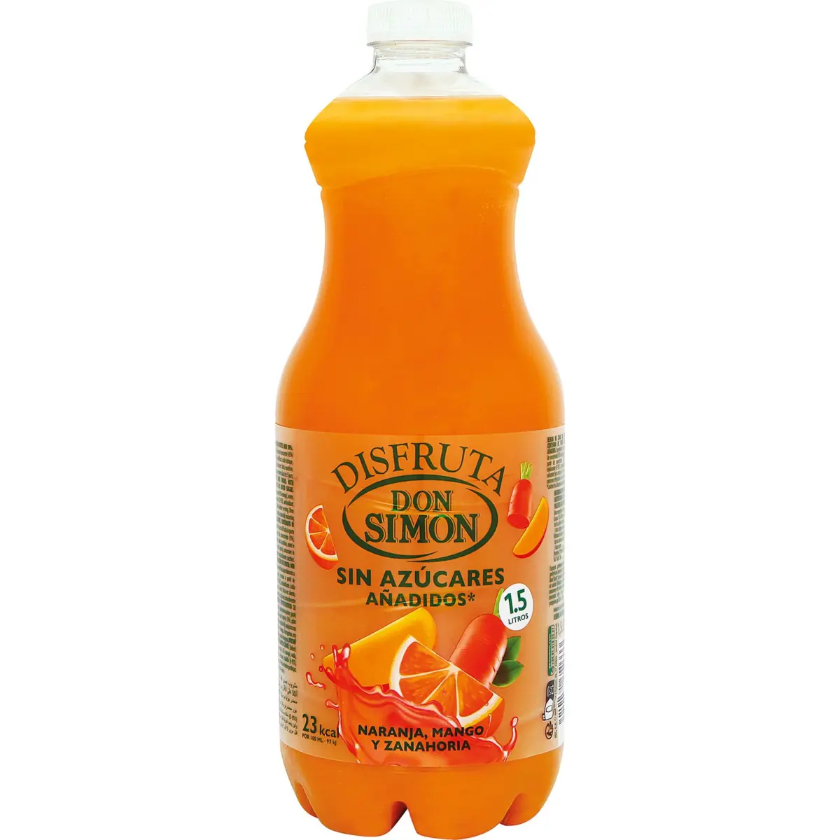 Don Simon orange, carrot and mango nectar with no added sugar