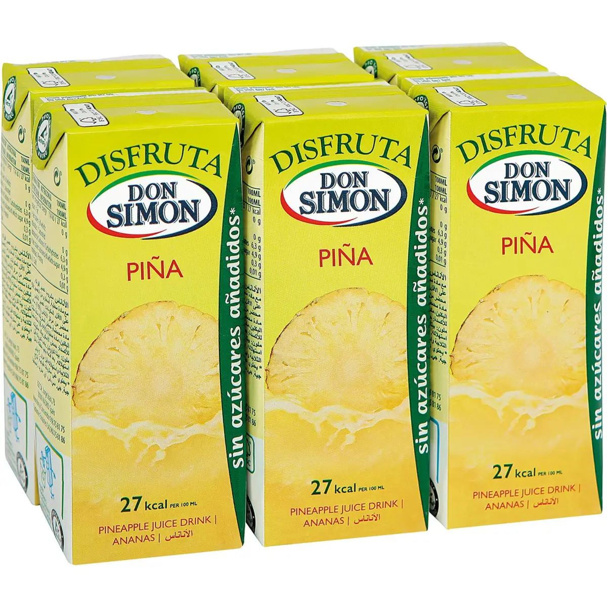 Néctar Piña Disfruta sin Azúcar Añadido Pack Don Simon