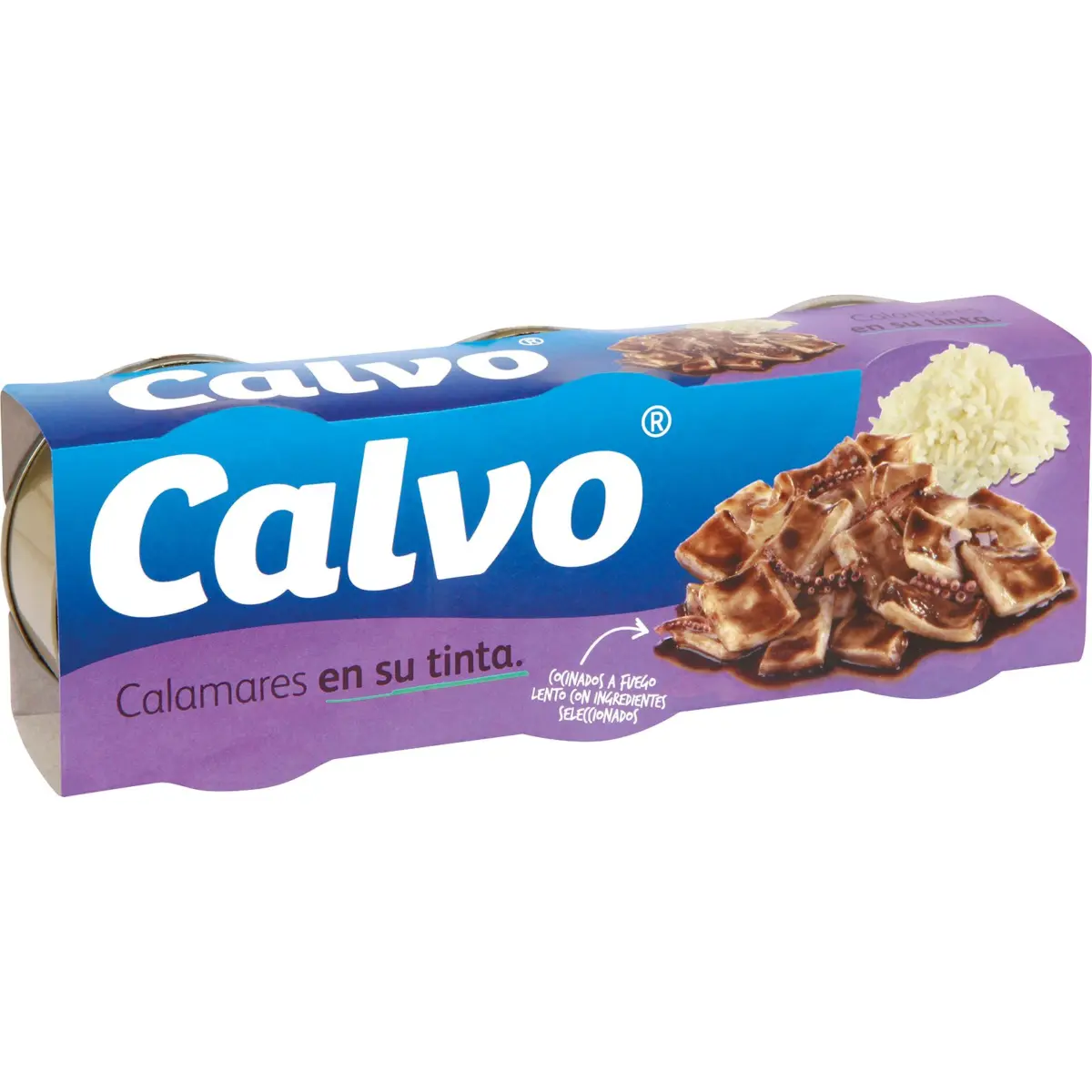 Tintenfisch in eigener Tinte, 3er-Pack Calvo