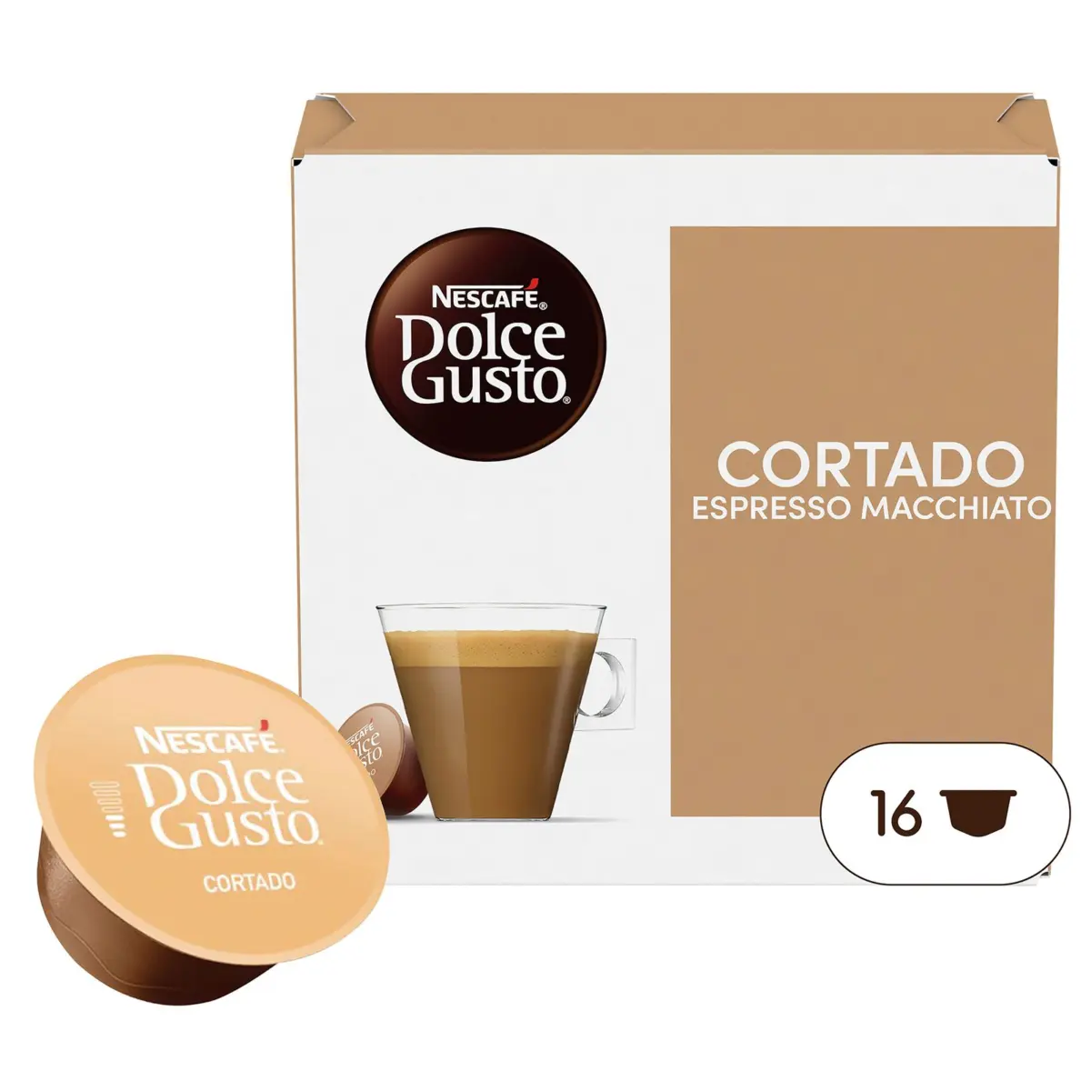 Café cortado en capsules Dolce Gusto
