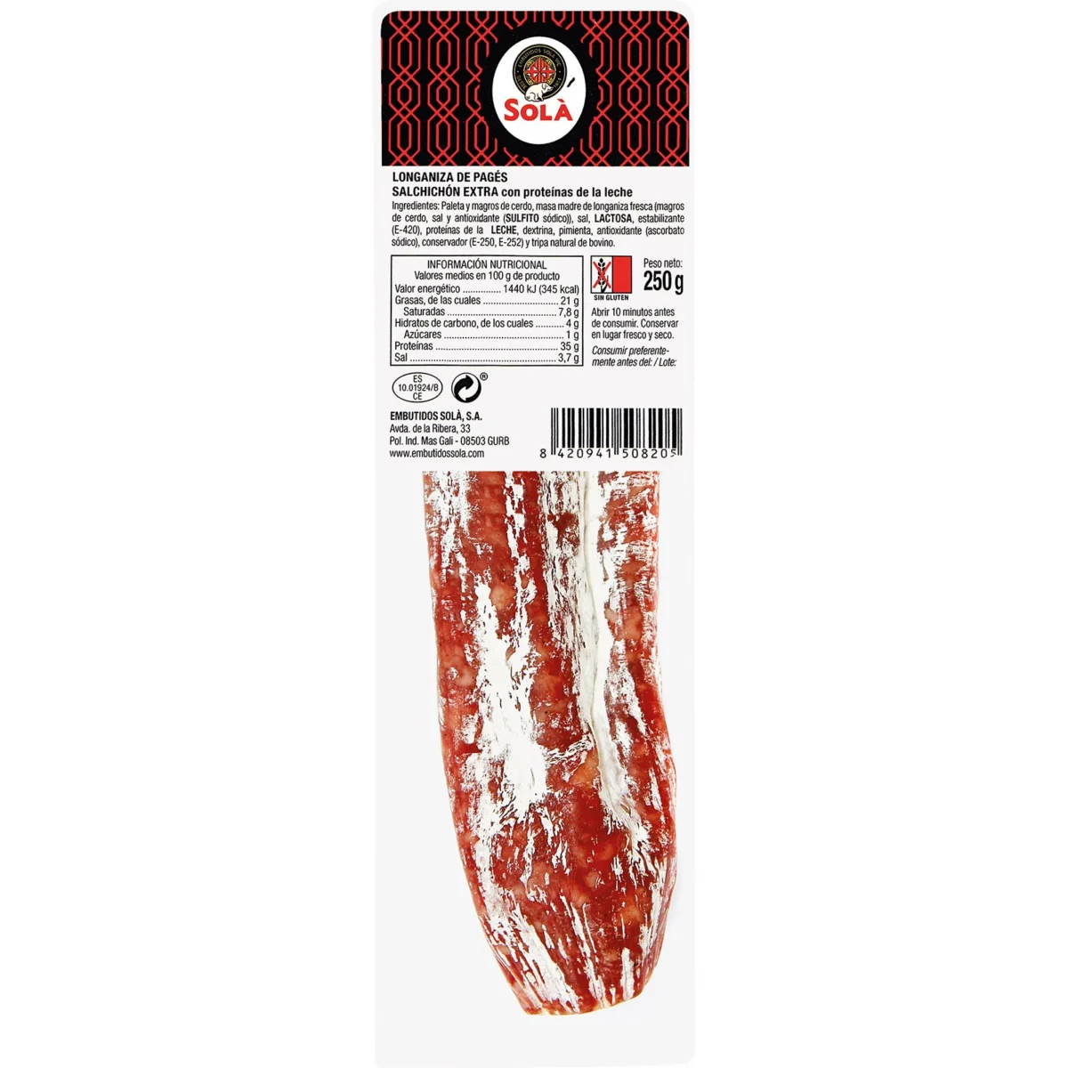 Longaniza de Payés Solà