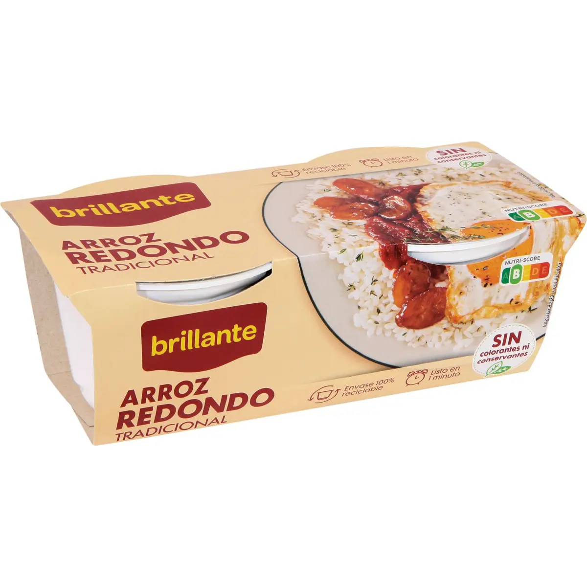 Rundkornreis im Becher, 2er-Pack Brillante