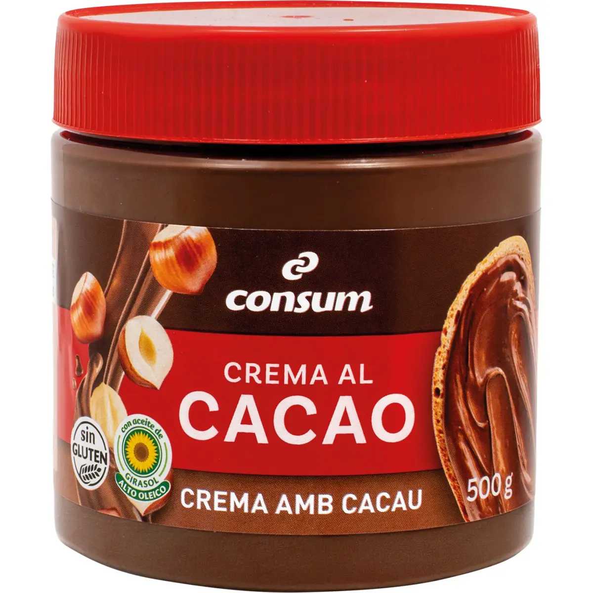 Crema de cacau d’un sabor, pot Consum
