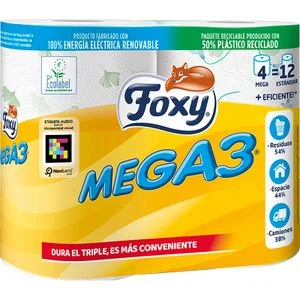 Toilettenpapier Mega3 Foxy