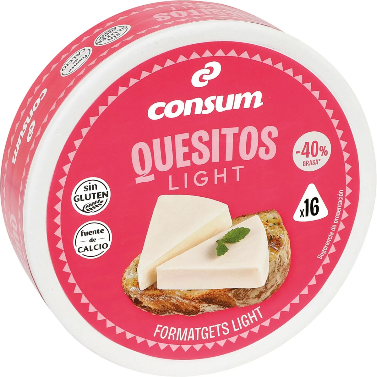 Queso Fundido Light Porciones Consum
