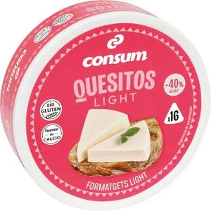 Queso Fundido Light Porciones Consum