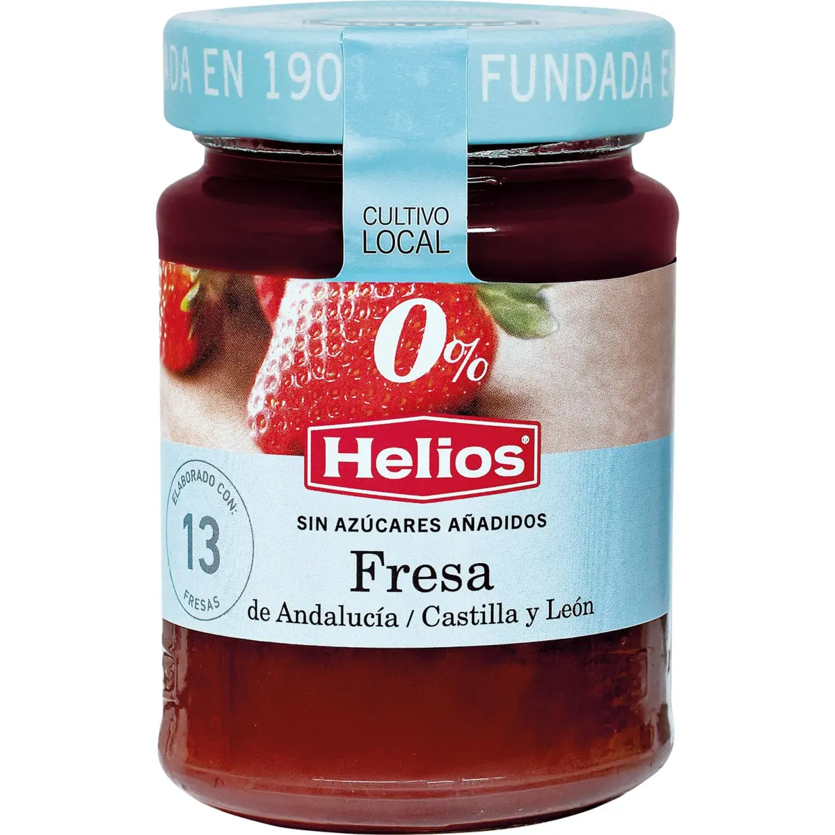 Melmelada de maduixa Helios sense sucres afegits 0%