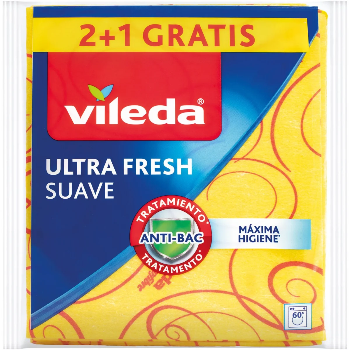 Vileda Soft Multi-Purpose Cloths, 2+1 Free
