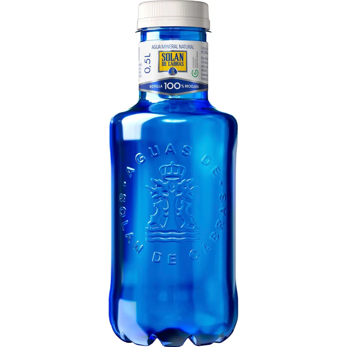 Natural mineral water with screw cap Solan Cabras