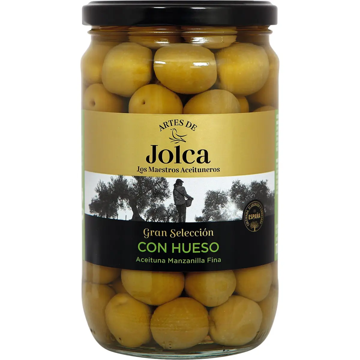 Оливки мансанилья, банка Jolca