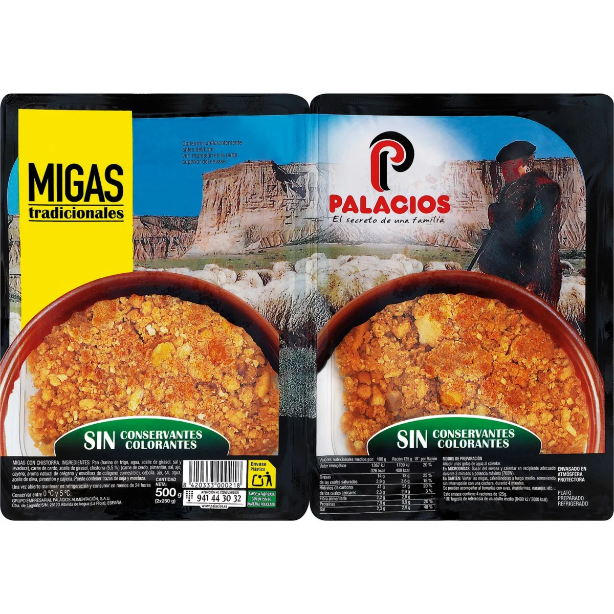 Мигас, упаковка из 2 штук Palacios