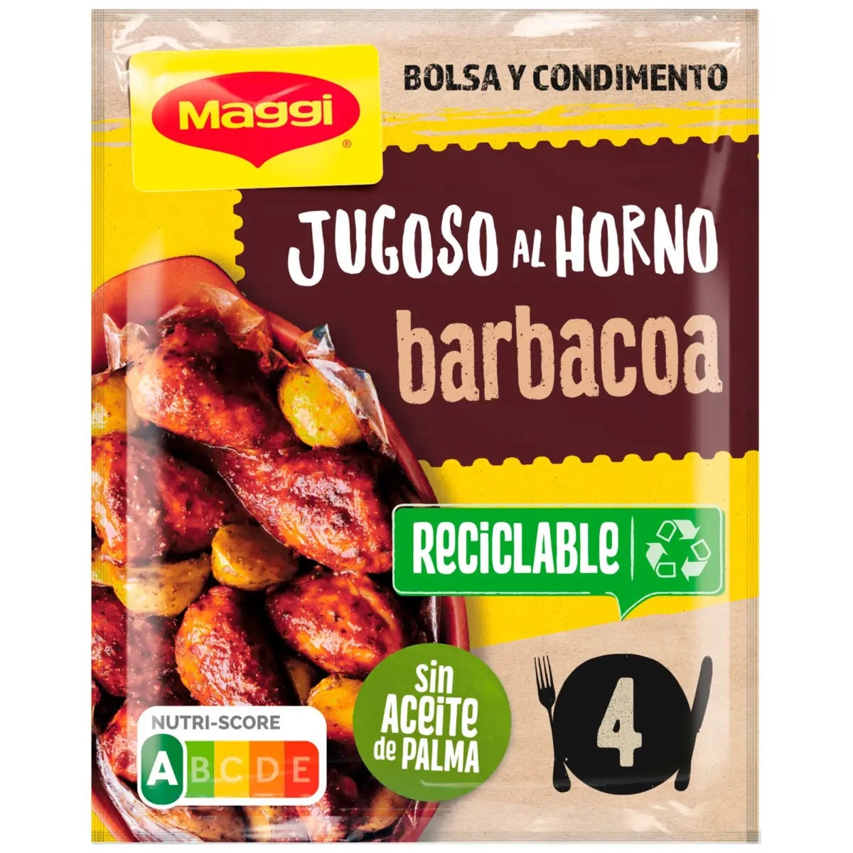 Saftiges Ofengericht Barbecue Maggi