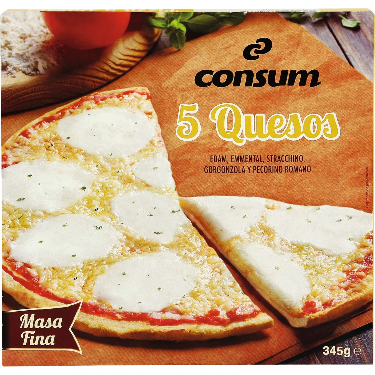 Pizza 5 Quesos Consum
