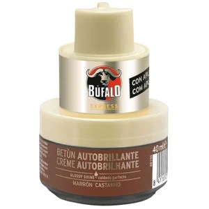 Crema Calzado Marrón Tarro 2 en 1 Bufalo