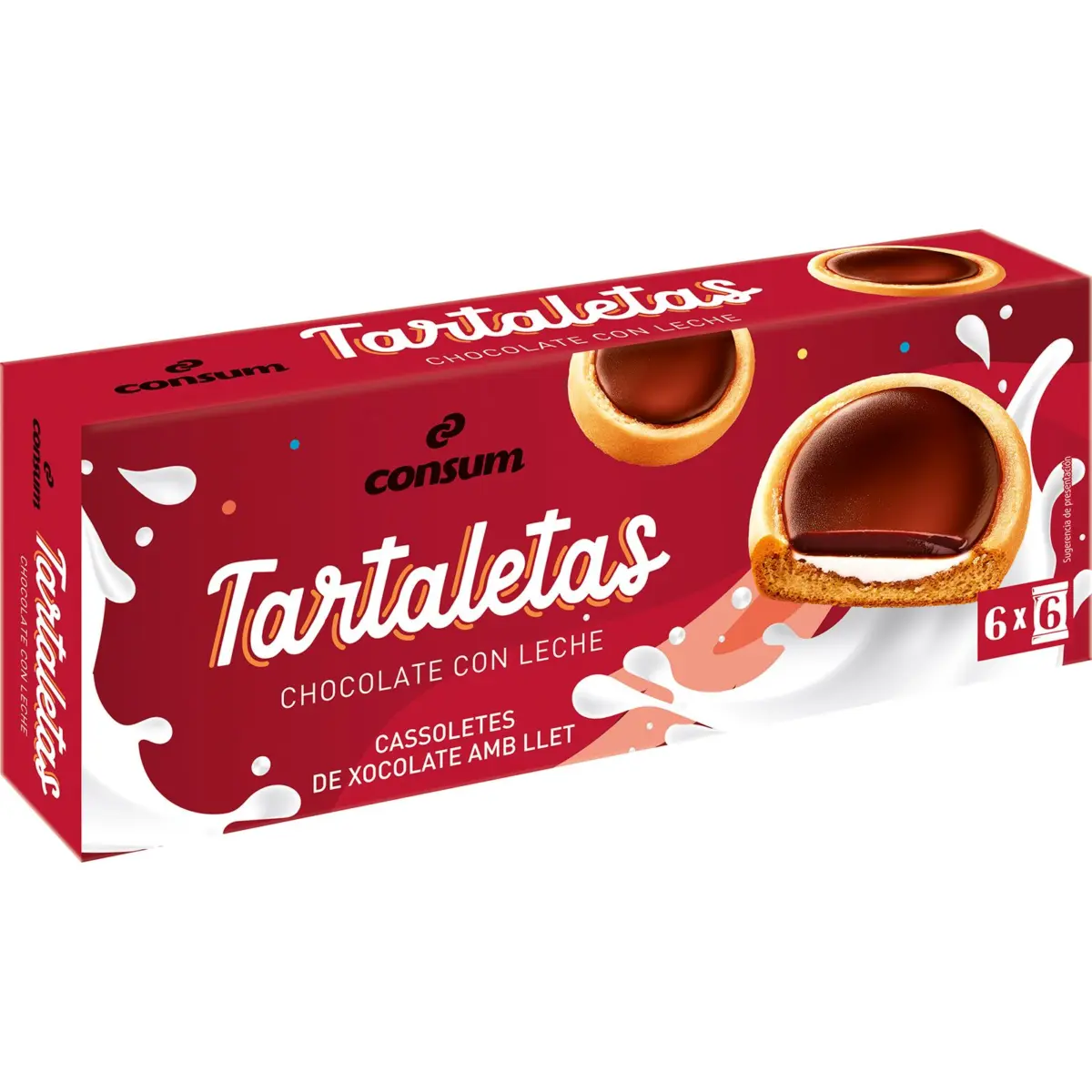 Tartaleta de xocolata amb llet Consum