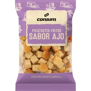 Crostonets fregits amb aroma d’all Consum