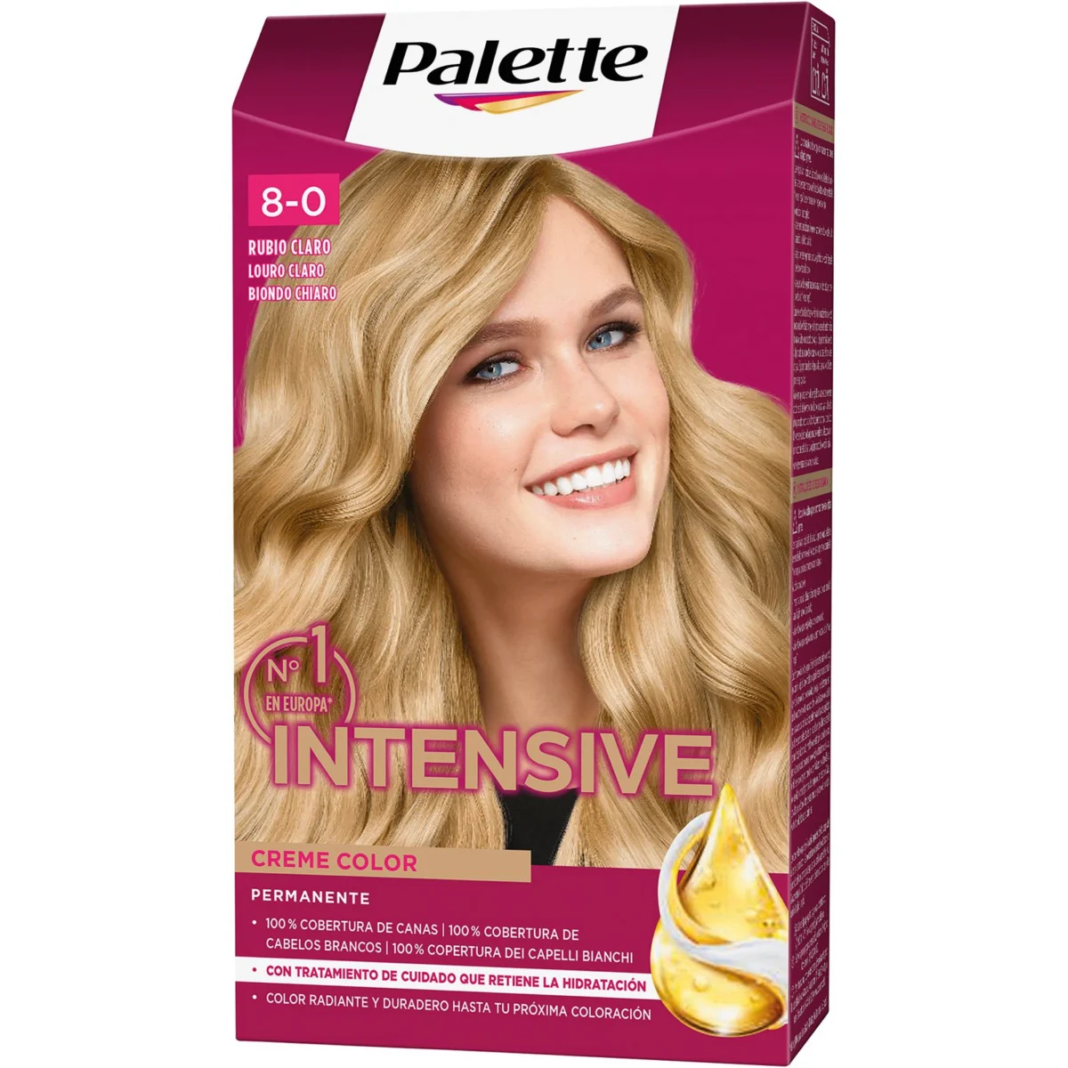 Haarfarbe Nr. 8 Hellblond Palette