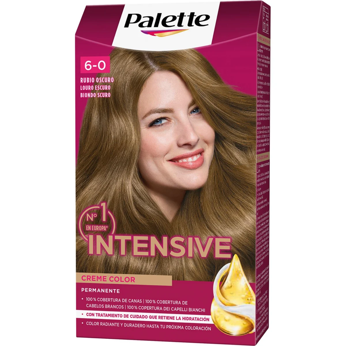 Haarfarbe Nr. 6 Dunkelblond Palette
