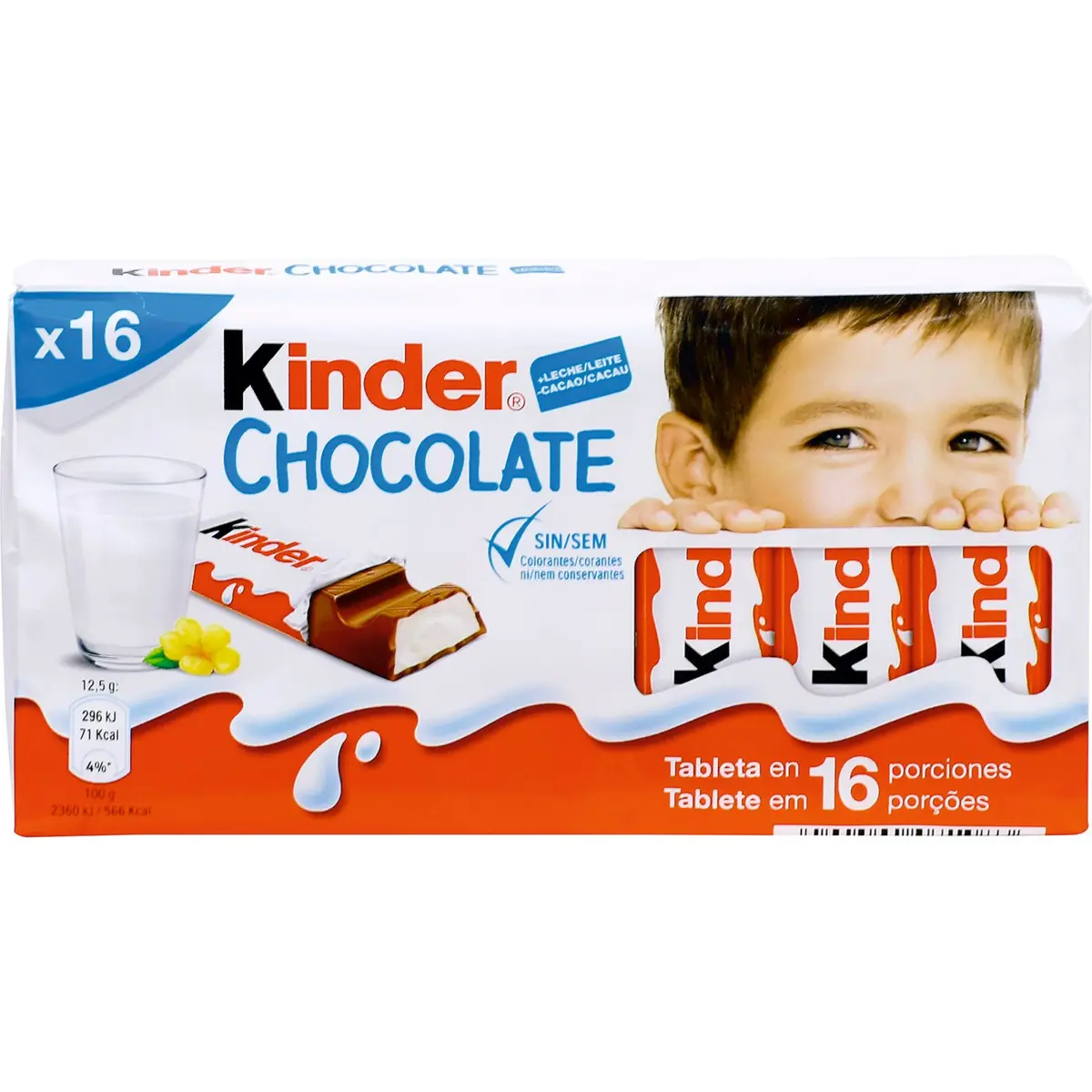Milchschokoladenriegel Kinder